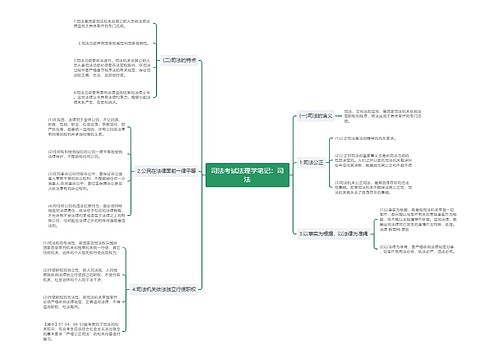 司法考试法理学笔记：司法