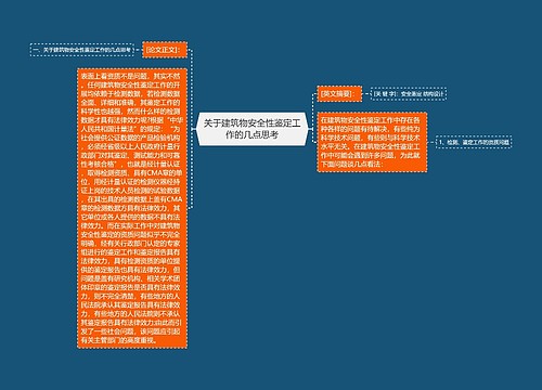 关于建筑物安全性鉴定工作的几点思考