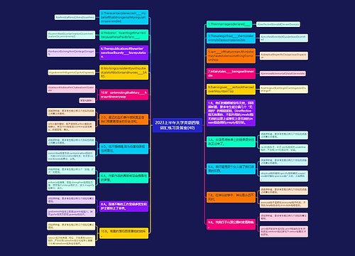 2023上半年大学英语四级词汇练习及答案(40)