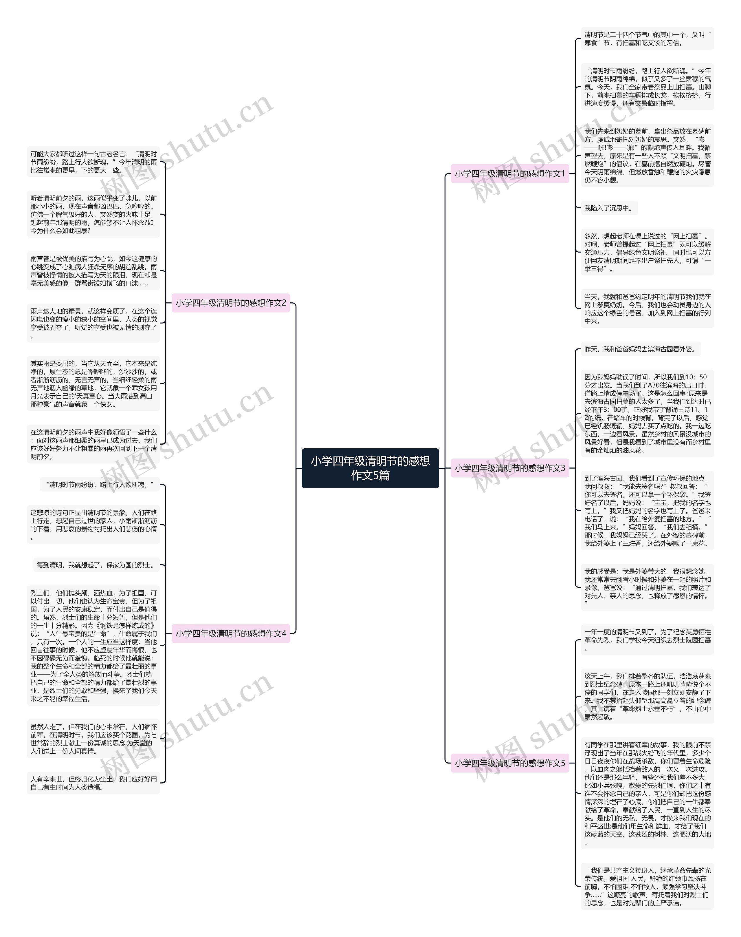 小学四年级清明节的感想作文5篇 小学四年级清明节的感想作文5篇