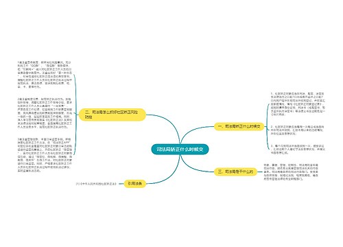 司法局矫正什么时候交