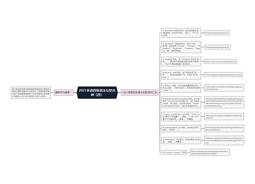 2021英语四级语法句型范例（四）