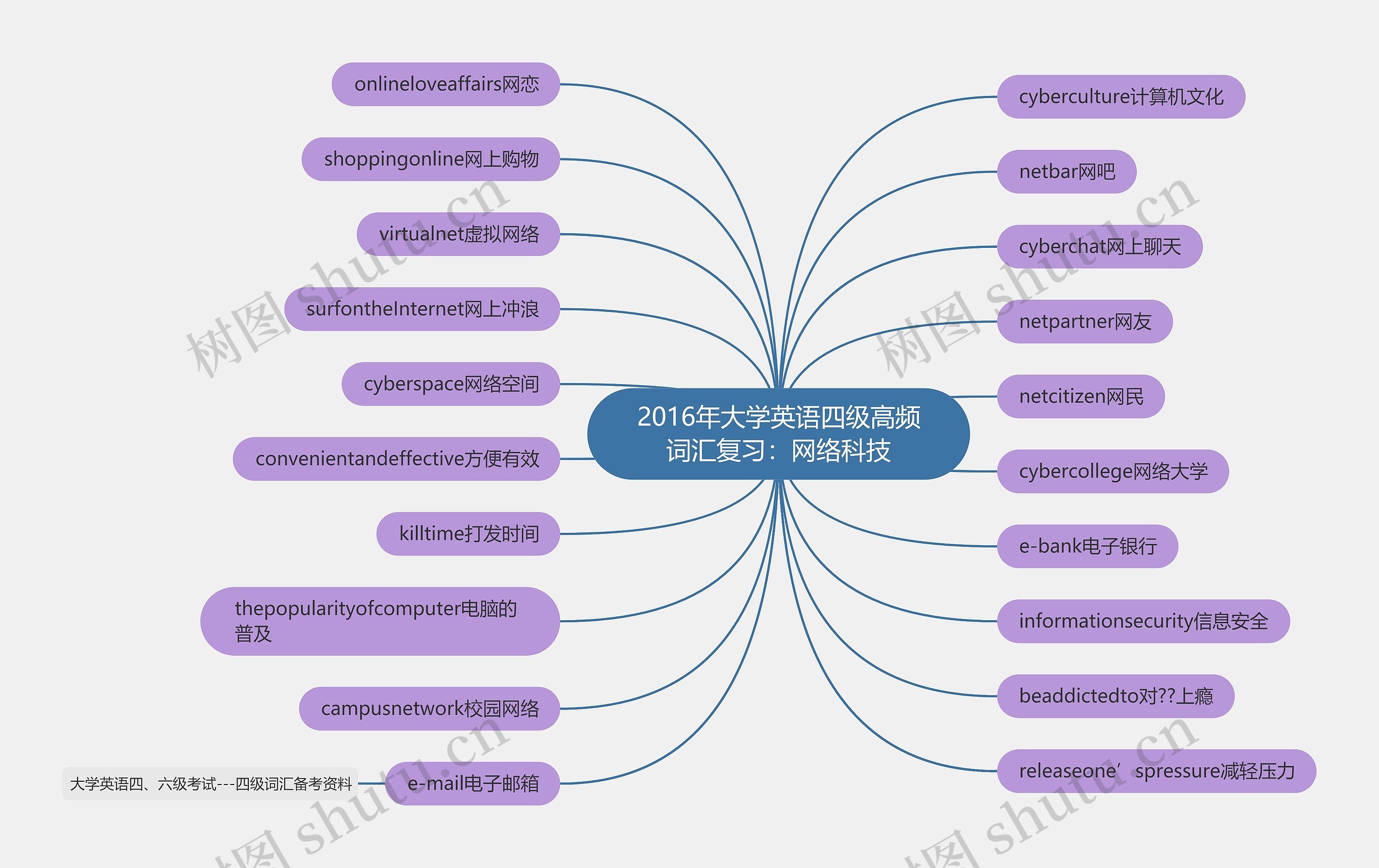 2016年大学英语四级高频词汇复习：网络科技