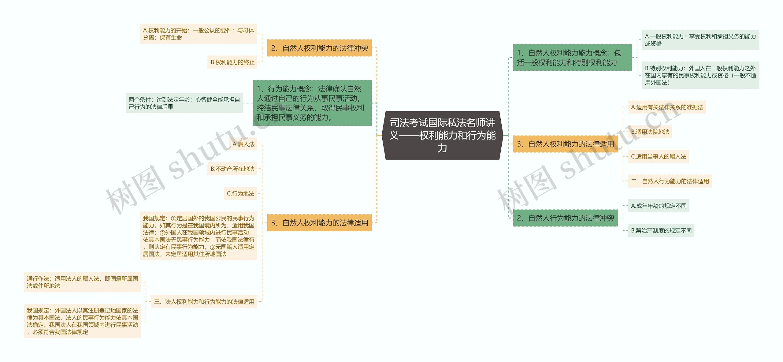 司法考试国际私法名师讲义——权利能力和行为能力