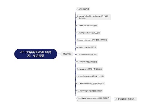 2015大学英语四级口语练习：英语俚语