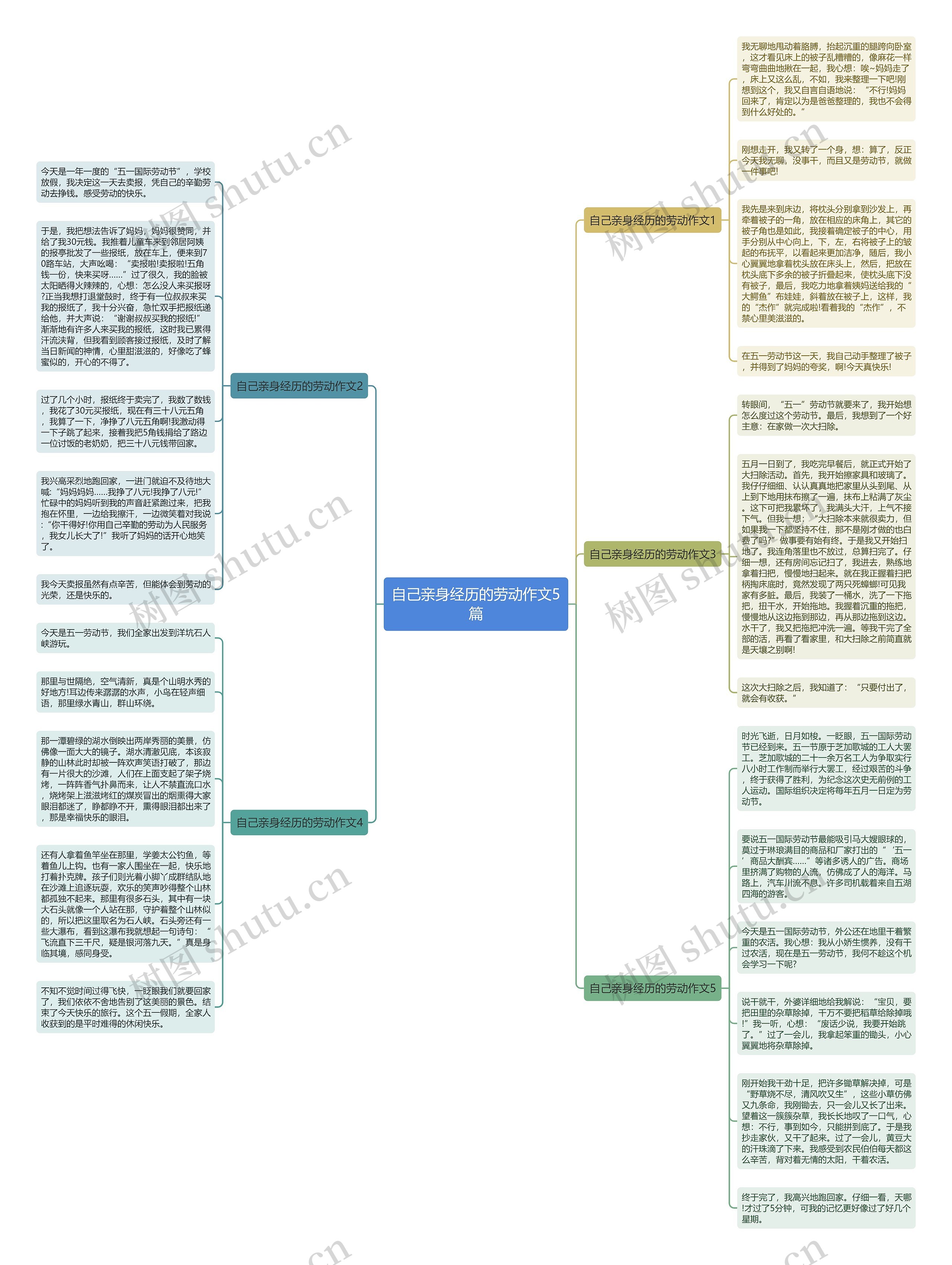 自己亲身经历的劳动作文5篇