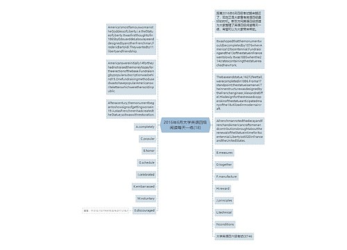 2016年6月大学英语四级阅读每天一练(18)