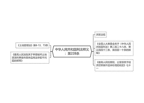 中华人民共和国刑法释义：第228条