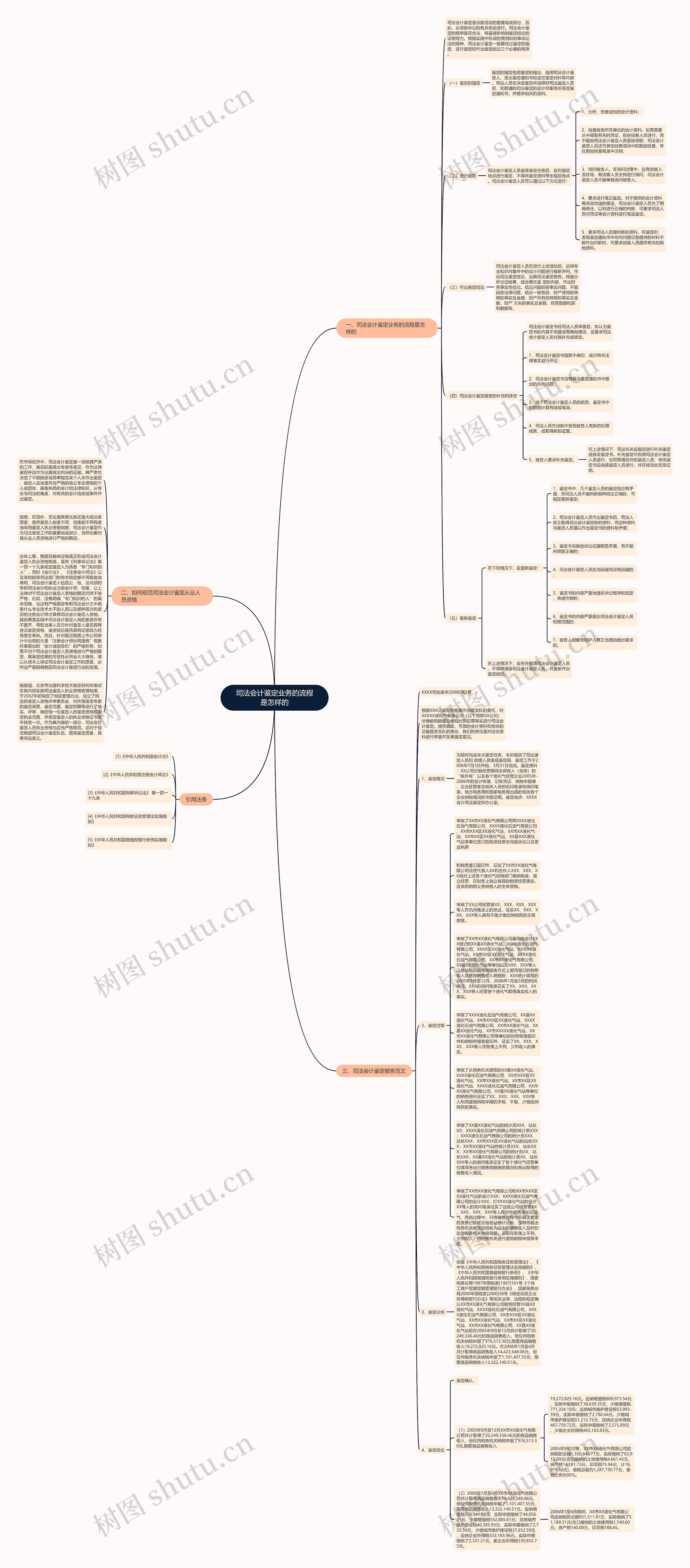 司法会计鉴定业务的流程是怎样的思维导图