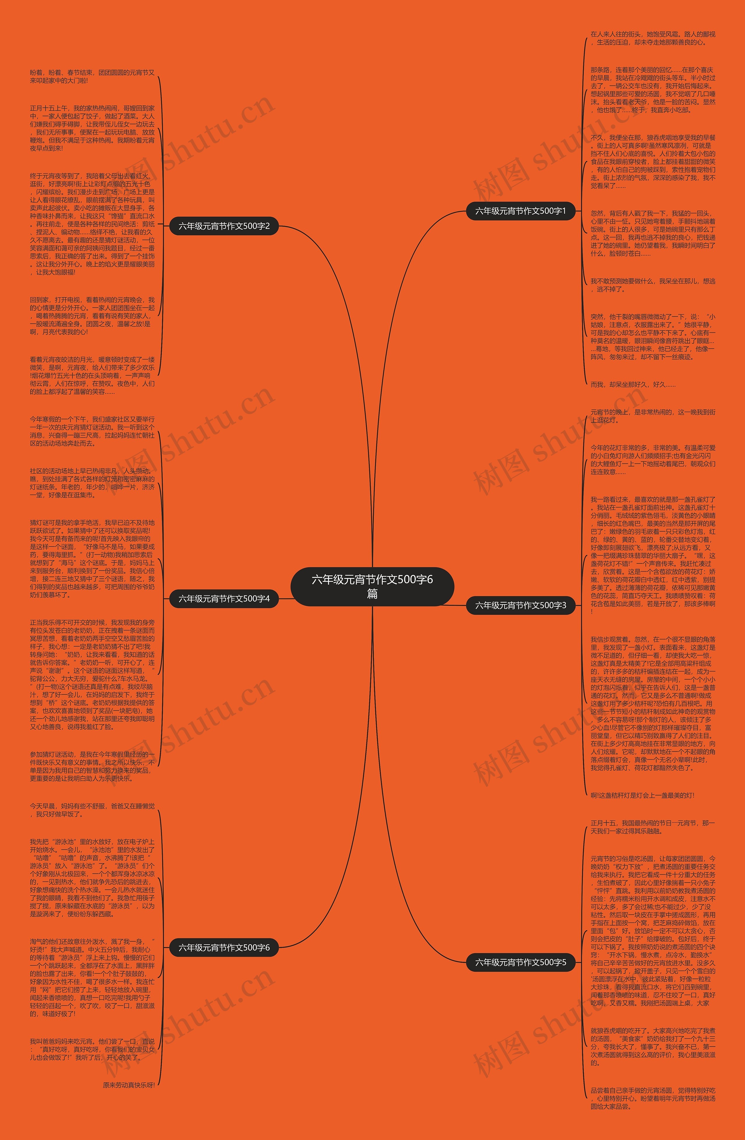 六年级元宵节作文500字6篇