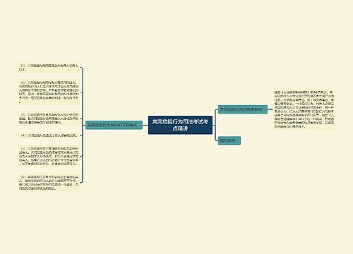 共同危险行为司法考试考点精讲