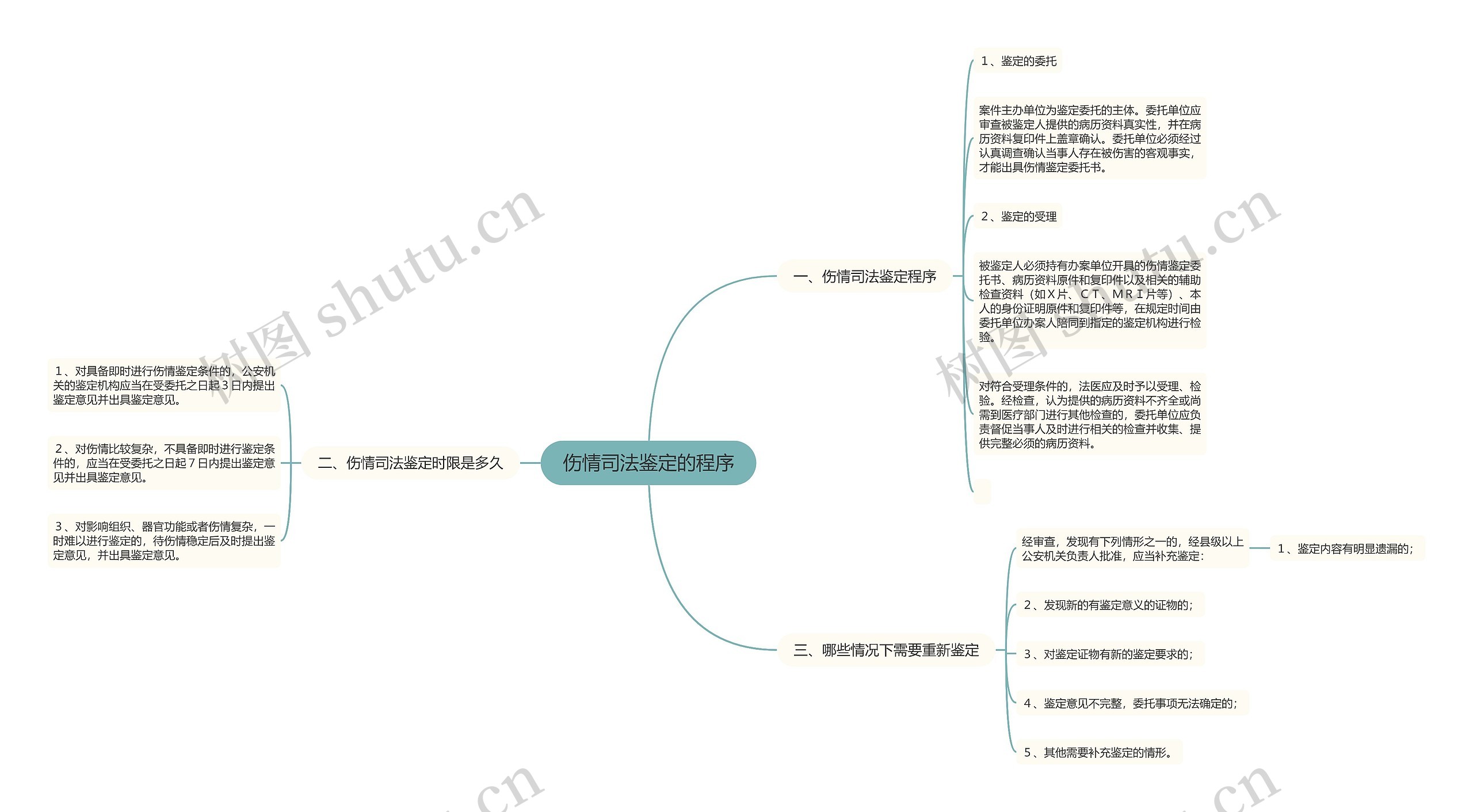 伤情司法鉴定的程序