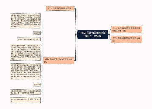 中华人民共和国刑事诉讼法释义：第56条