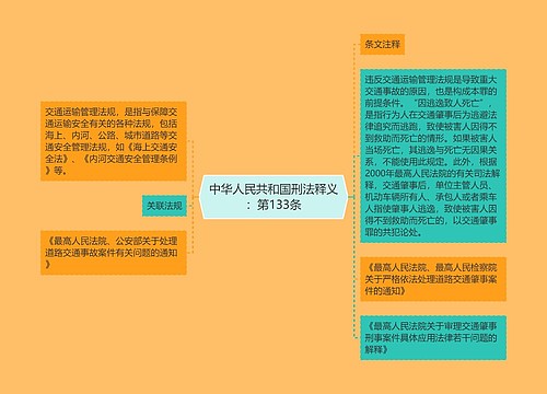 中华人民共和国刑法释义：第133条