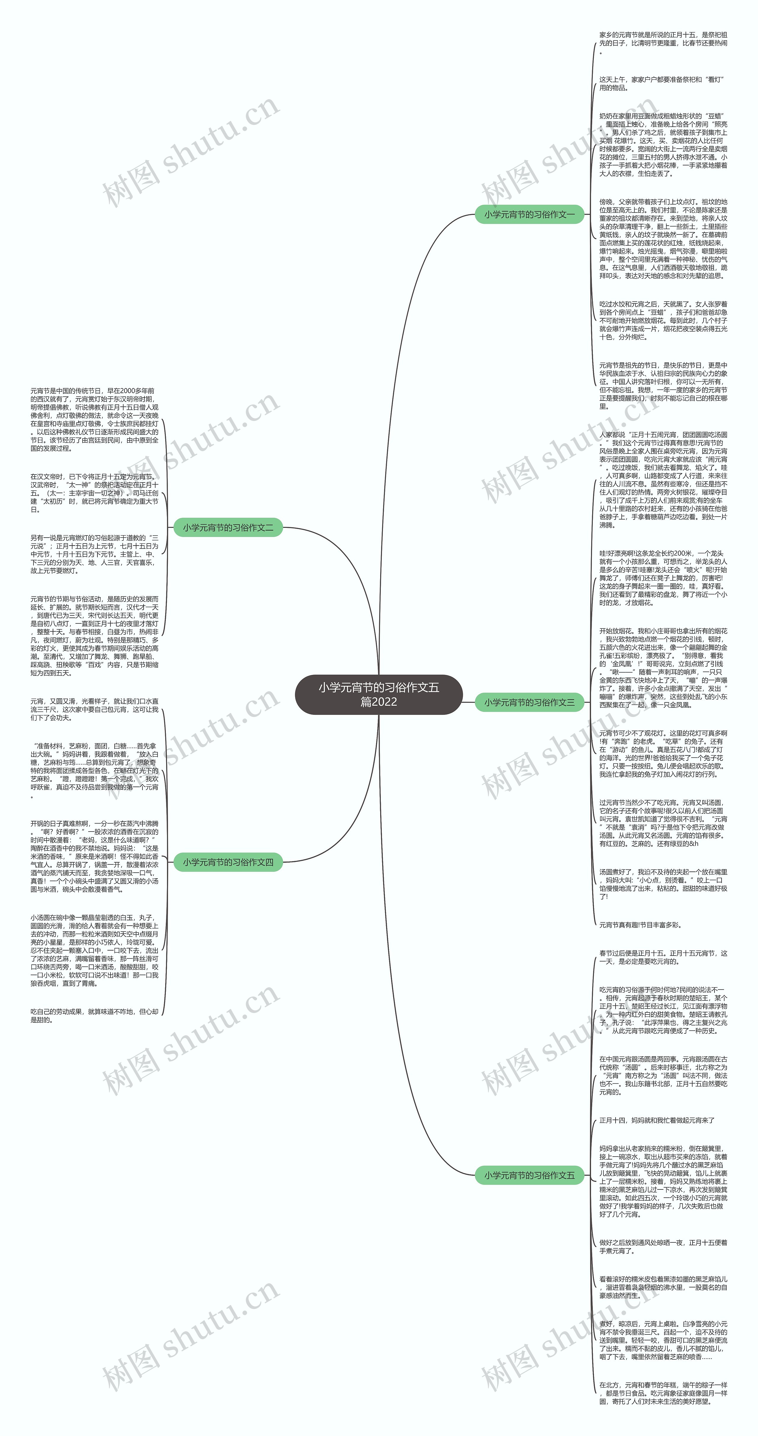 小学元宵节的习俗作文五篇2022
