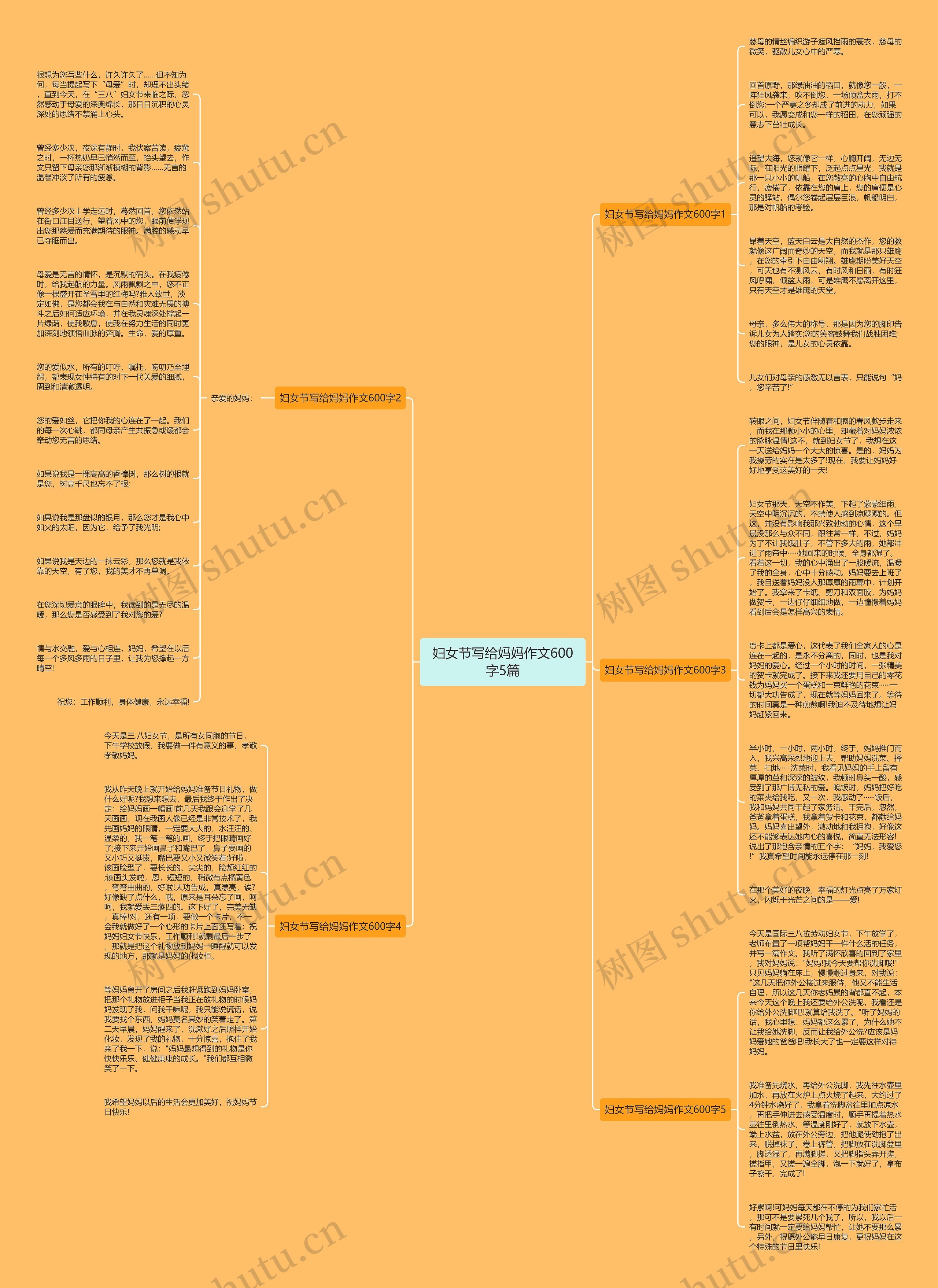 妇女节写给妈妈作文600字5篇