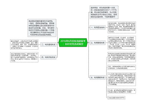 2016年6月四级阅读备考：如何攻克选词填空