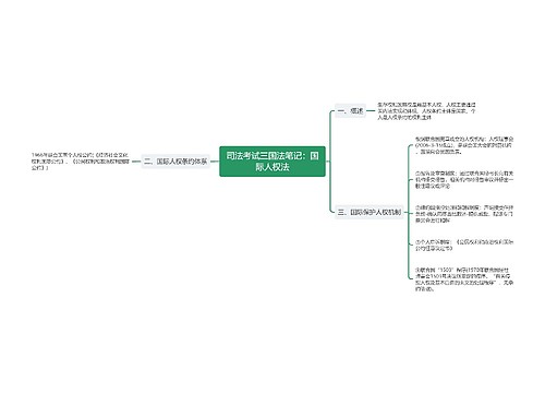 司法考试三国法笔记：国际人权法