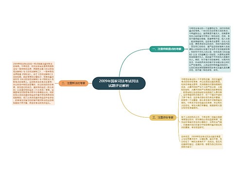 2009年国家司法考试民法试题评论解析