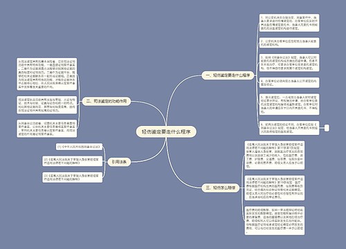 轻伤鉴定要走什么程序