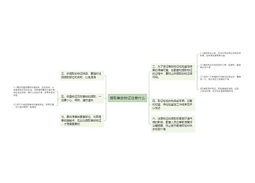 提取事故物证注意什么