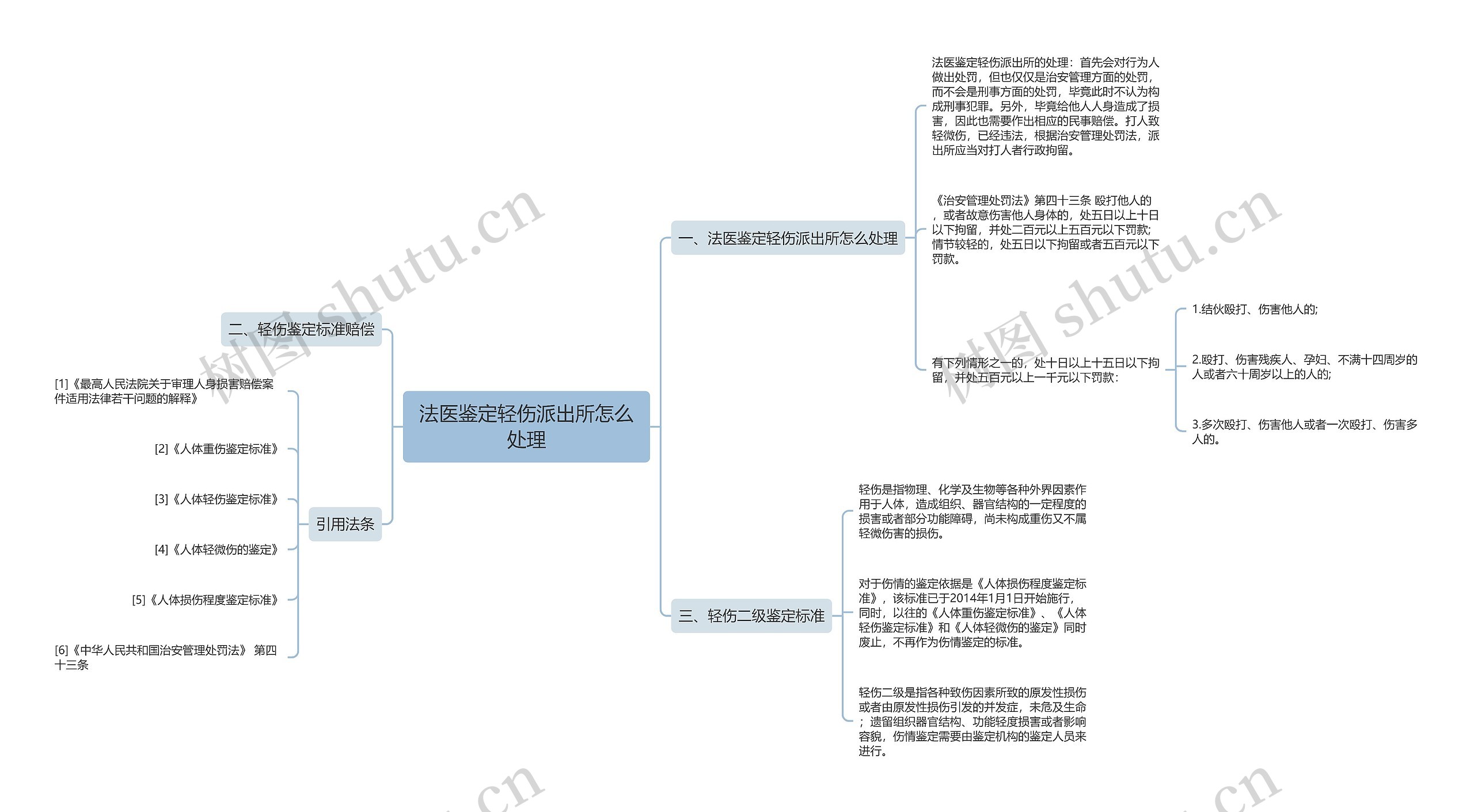 法医鉴定轻伤派出所怎么处理