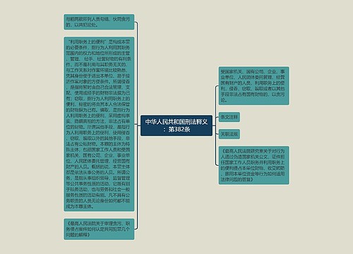 中华人民共和国刑法释义：第382条