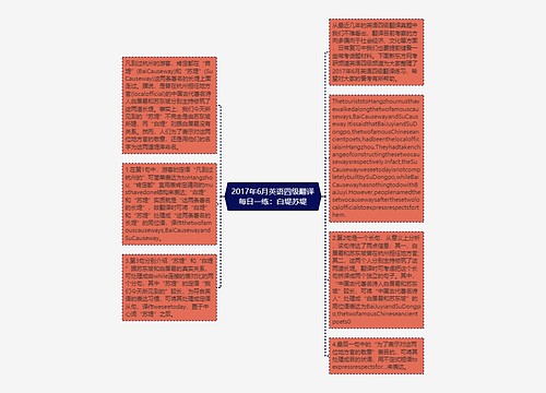 2017年6月英语四级翻译每日一练：白堤苏堤