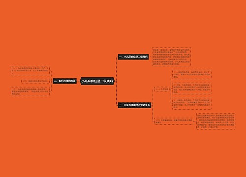 小儿麻痹症是二级残吗 小儿麻痹症是二级残吗