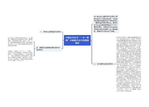 中国古代社会“一夫一妻制”未能真正实行的原因探析