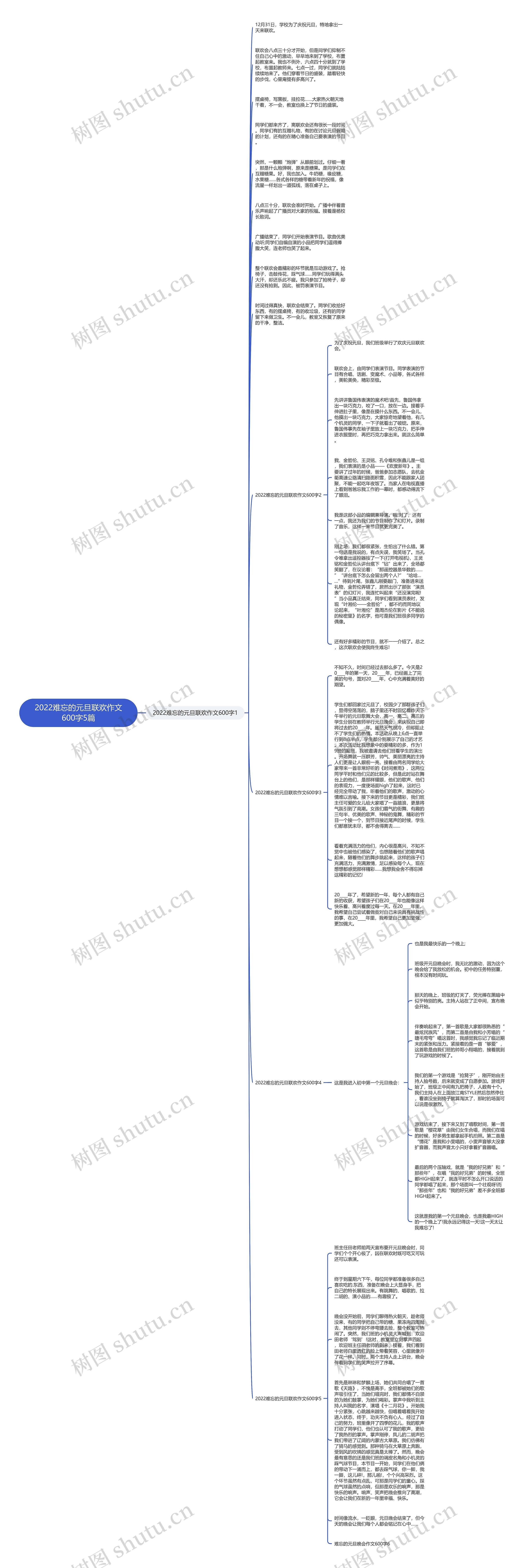 2022难忘的元旦联欢作文600字5篇