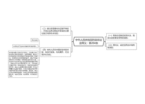 中华人民共和国刑事诉讼法释义：第204条