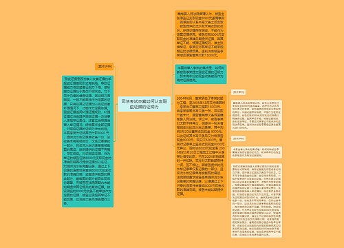 司法考试本案如何认定瑕疵证据的证明力