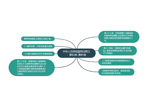 中华人民共和国刑法释义：第82条-第85条