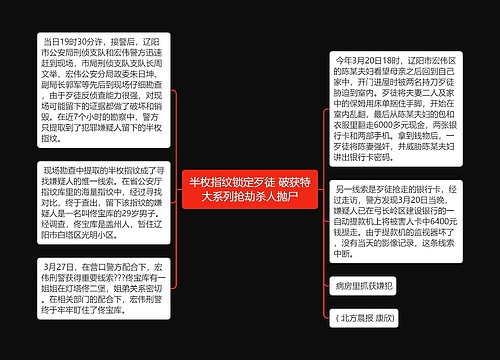 半枚指纹锁定歹徒 破获特大系列抢劫杀人抛尸