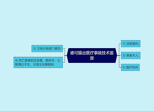 谁可提出医疗事故技术鉴定