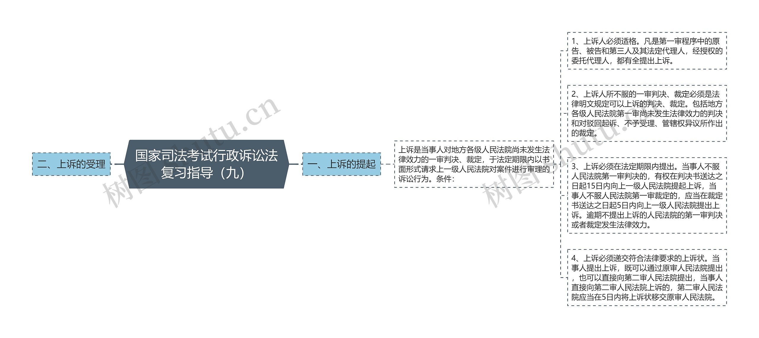 国家司法考试行政诉讼法复习指导（九）思维导图