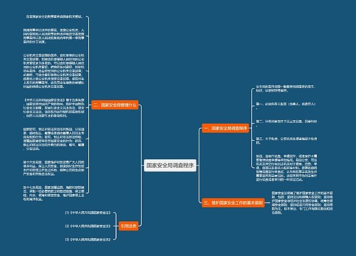 国家安全局调查程序