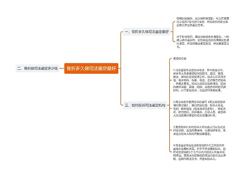 骨折多久做司法鉴定最好