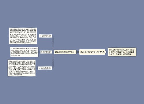 建筑工程司法鉴定的特点