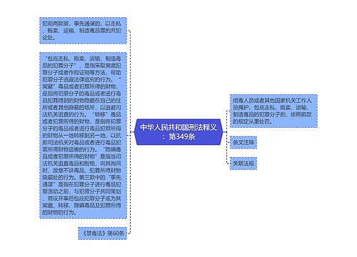 中华人民共和国刑法释义：第349条