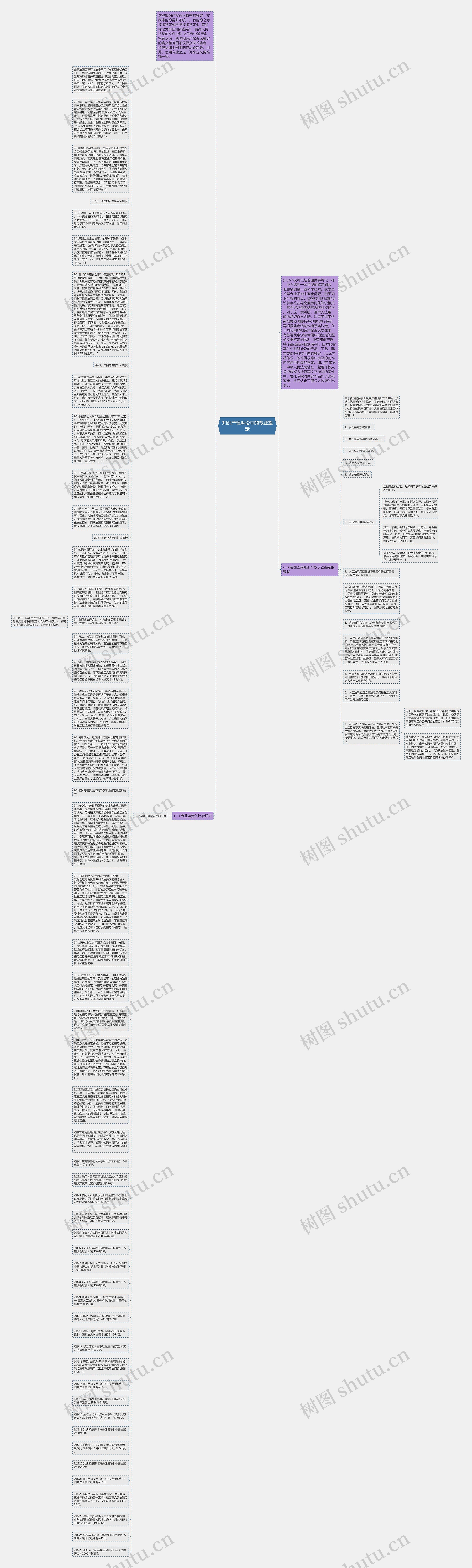 知识产权诉讼中的专业鉴定思维导图