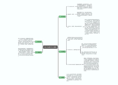 司法考试备考五点建议