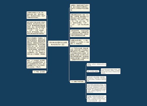 司法考试法理学与论述题有关的知识点（四）