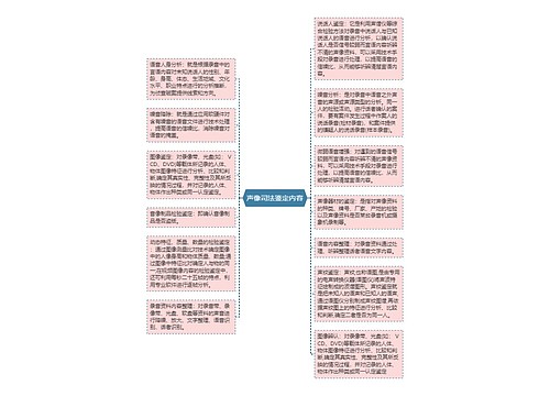 声像司法鉴定内容