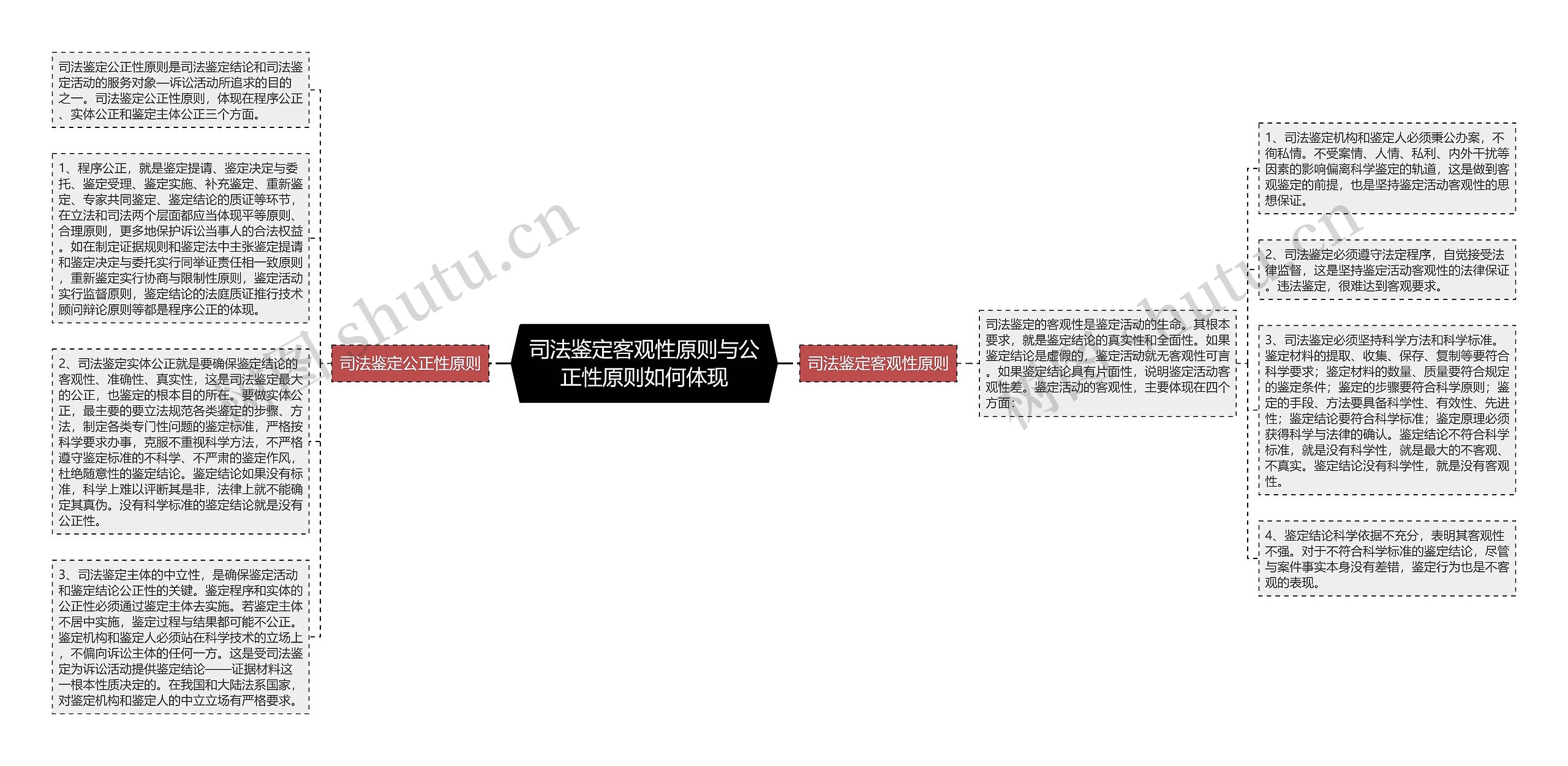 司法鉴定客观性原则与公正性原则如何体现思维导图