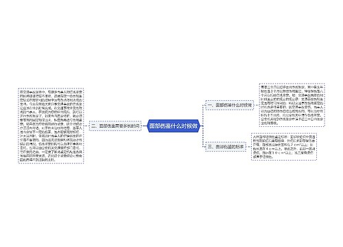 面部伤鉴什么时候做