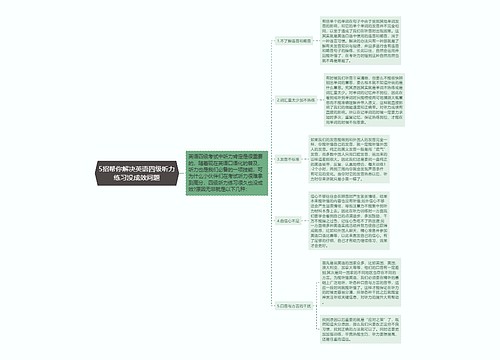 5招帮你解决英语四级听力练习没成效问题