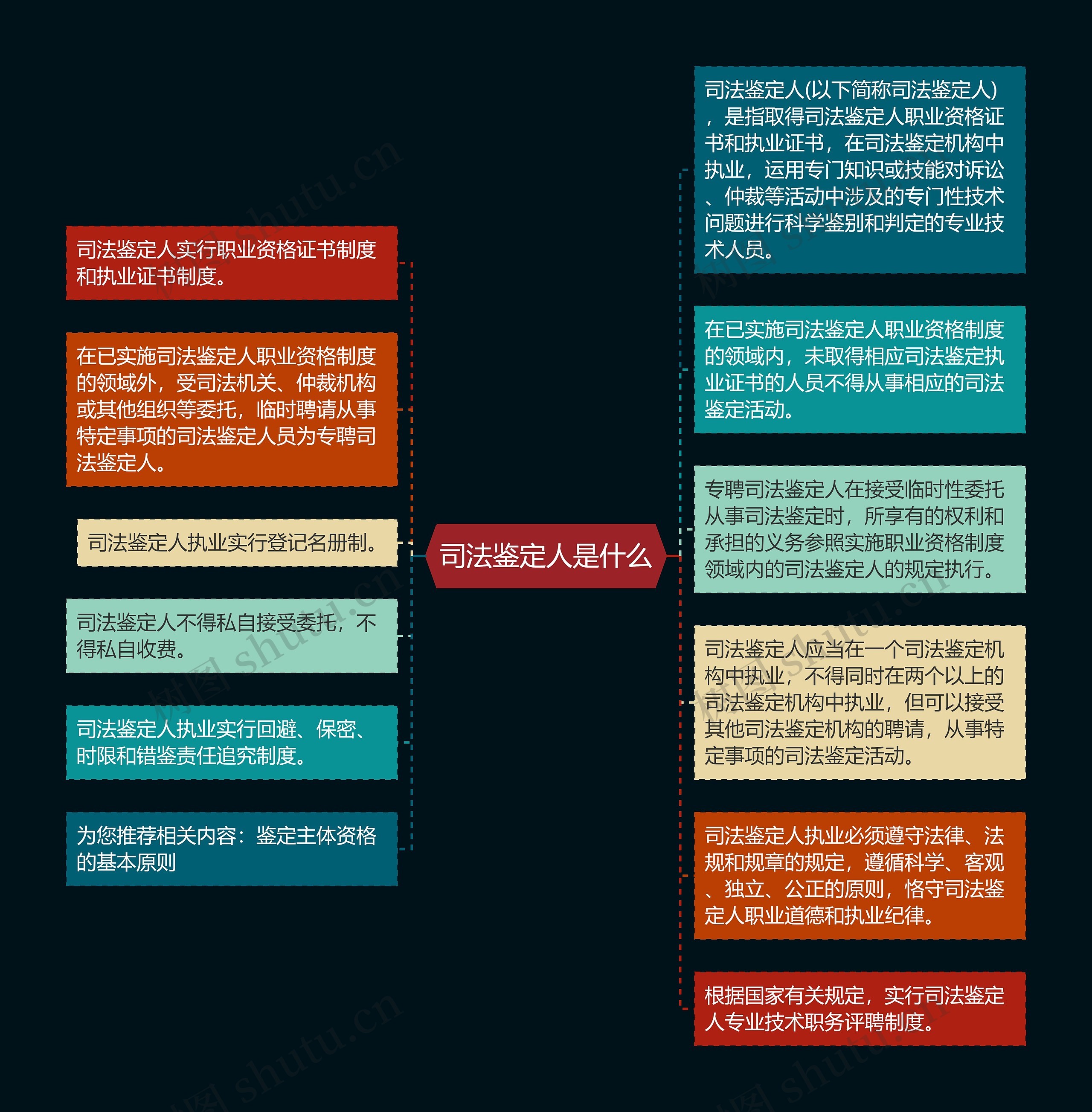 司法鉴定人是什么思维导图