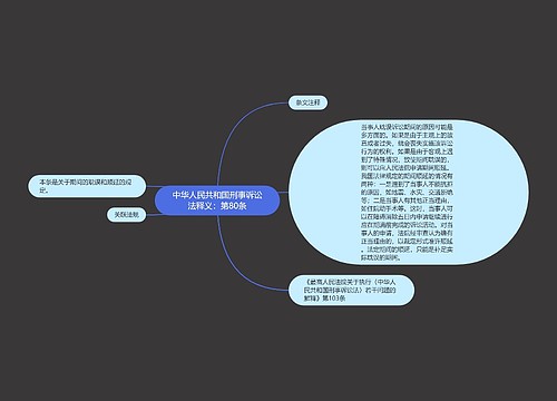 中华人民共和国刑事诉讼法释义：第80条